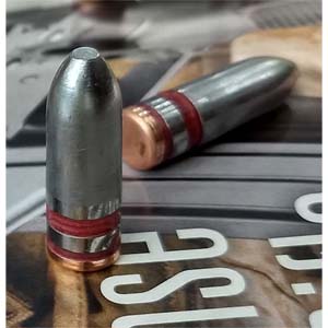 30 caliber 180gr SIL Flat Point with gas check lead bullet 30 caliber 180gr SIL Flat Point with gas check lead bullet